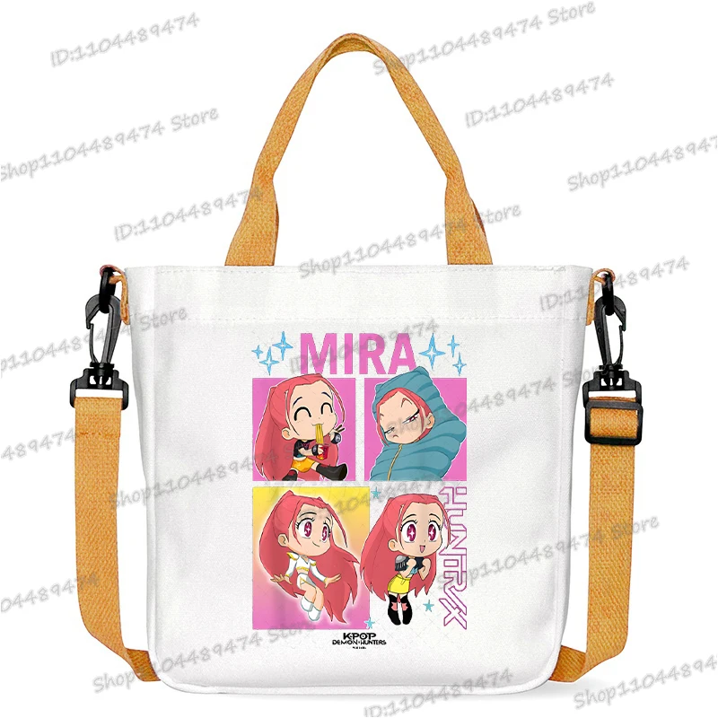 شخصيات أنيمي أنيمي قماش الكورية Ulzzang حقيبة كروسبودي المرأة هدايا الهالوين مربع حقيبة ساعي حقيبة كتف الطالب