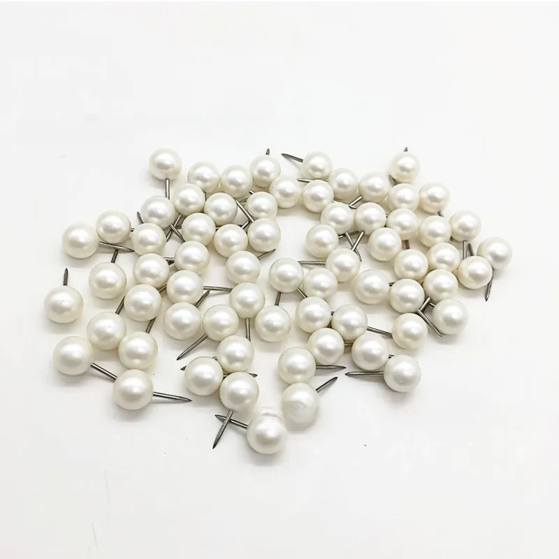 Round Pearl Head Design Pearl Push Pins 110 pcs, perfect for DIY Craft Decoration, Elegant Decorative Look