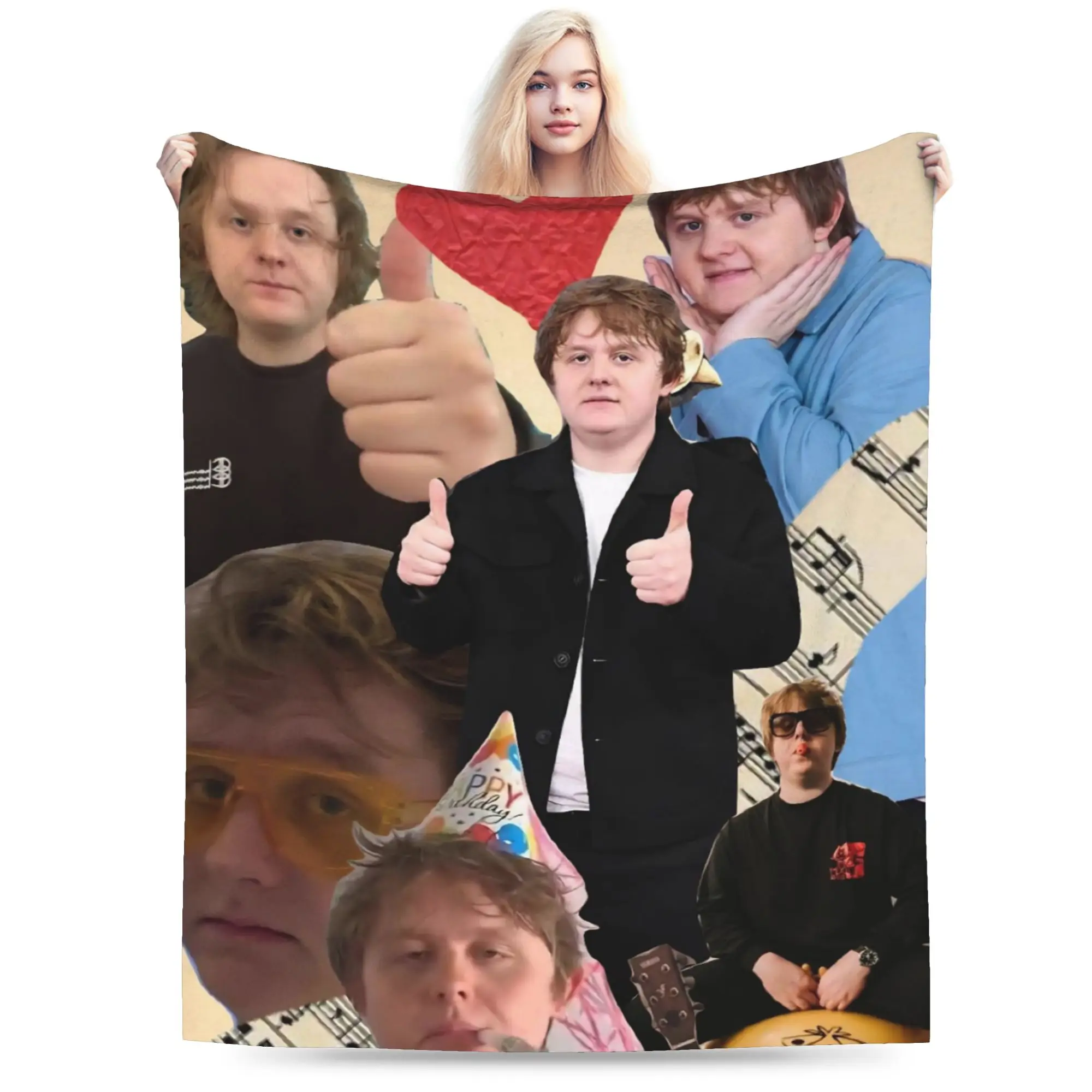 Lewis Capaldi Tour 2026 Blanket Super Soft Warm  Throw Blankets for Sofa 50x60 Inch Multiple Sizes Bedding Throws