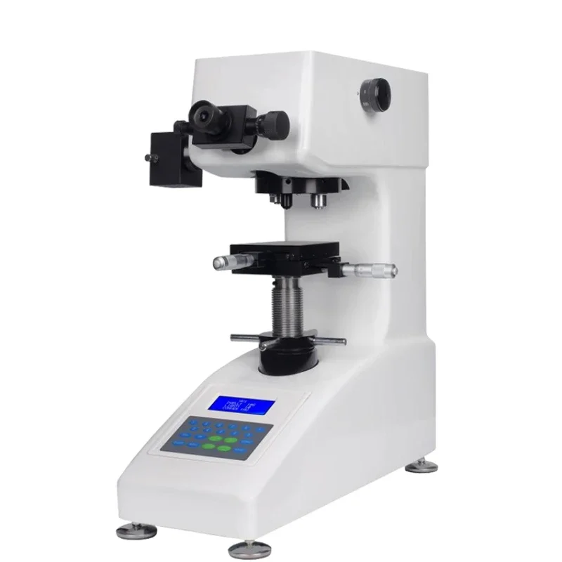 Digital microscopic Vickers hardness tester precision pulse instrument effective hardening layer depth test automatic turret