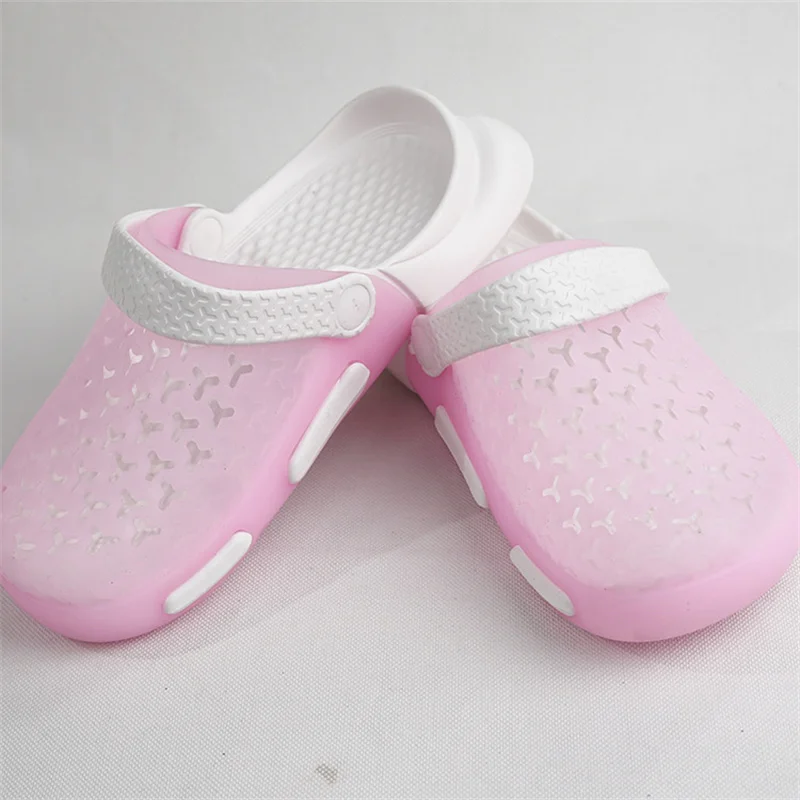 Summer pink Women's Clogs Fashion Comfortable Beach Sandals For Women Outdoor Lightweight jelly shoes Woman sandalias de mujer