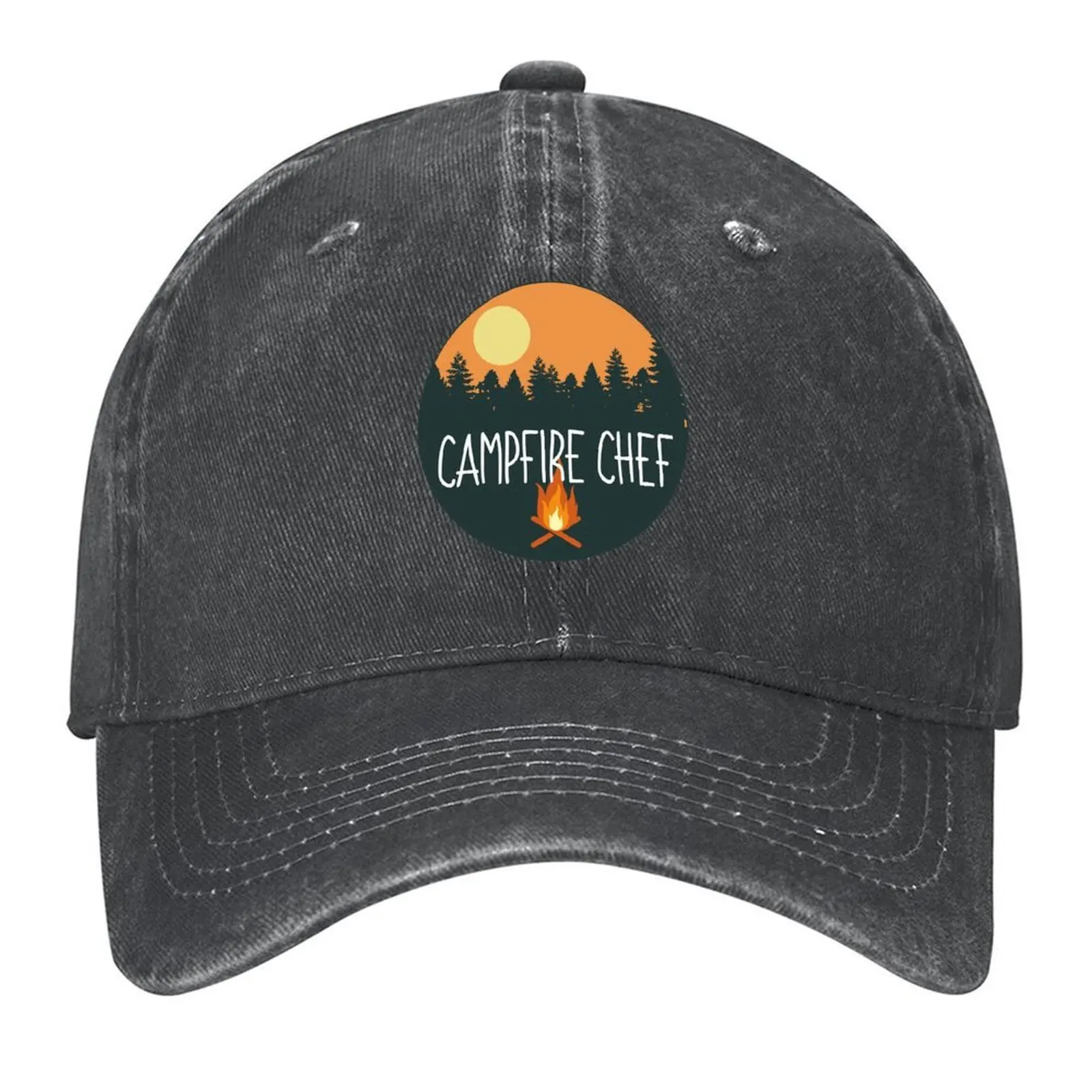 

Бейсбольная кепка Campfire Chef, модная пляжная тактическая кепка, кепка для рыбалки, шляпа в стиле вестерн, мужские кепки, женские кепки
