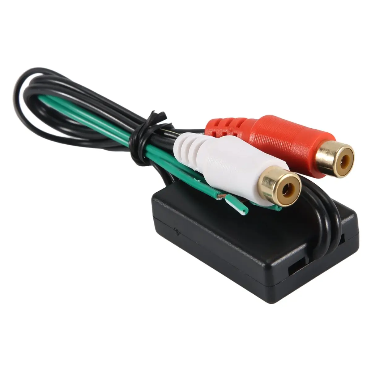 Friendly!Speaker to 2 Line Output Converter IN/OUT High/Low for Car Audio