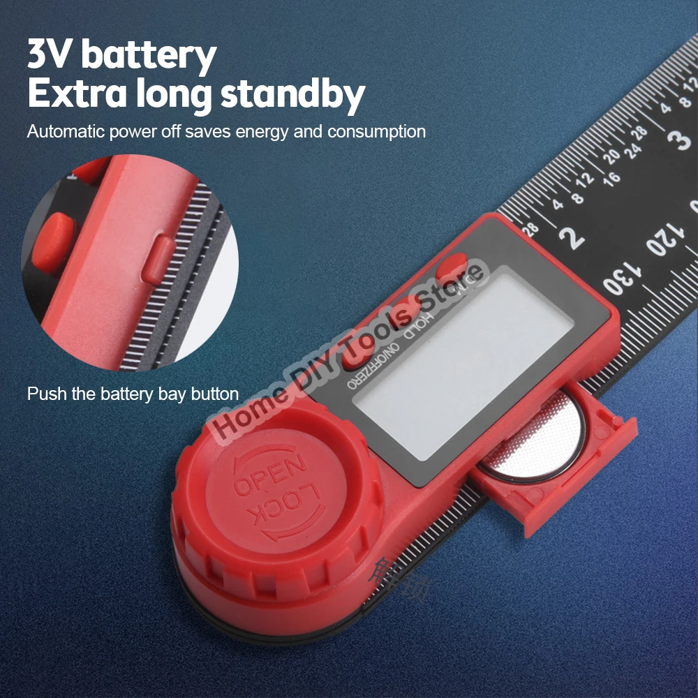 Goniometer Electronic Protractor Digital Gauge Angle Measurement Tool Multi Angle Ruler Woodworking Tools Meter Angle Finder