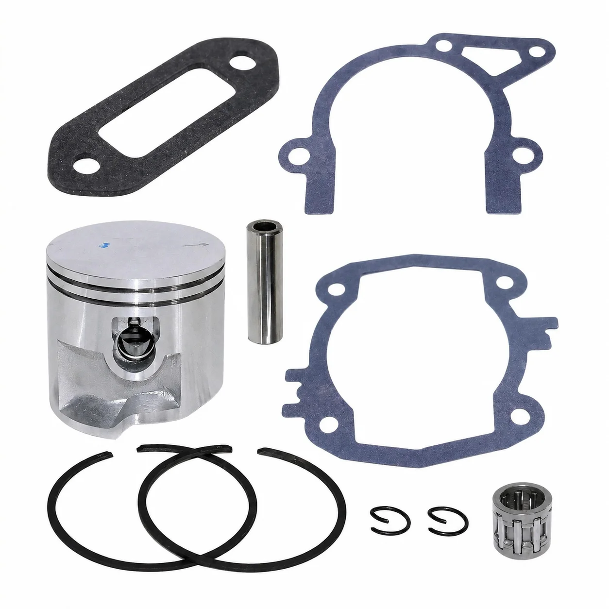 4238-030-2003 50mm Piston Kit For Stihl TS410 TS420 Concrete Cut-Off Saw Parts with Gasket Needle Bearing Oil Seal Replacement