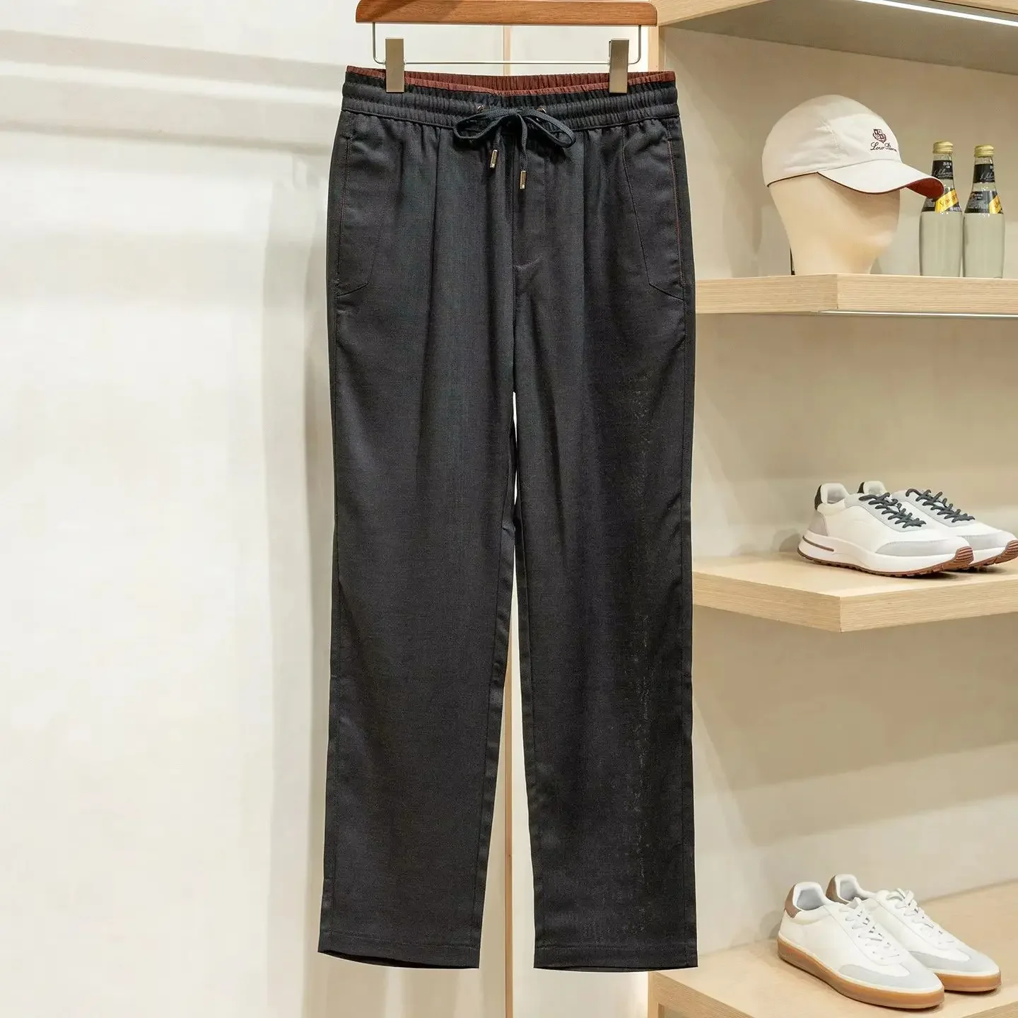 

"Lyocell + Linen" Simple Old Money Summer Men's Thin Straight Casual Pants