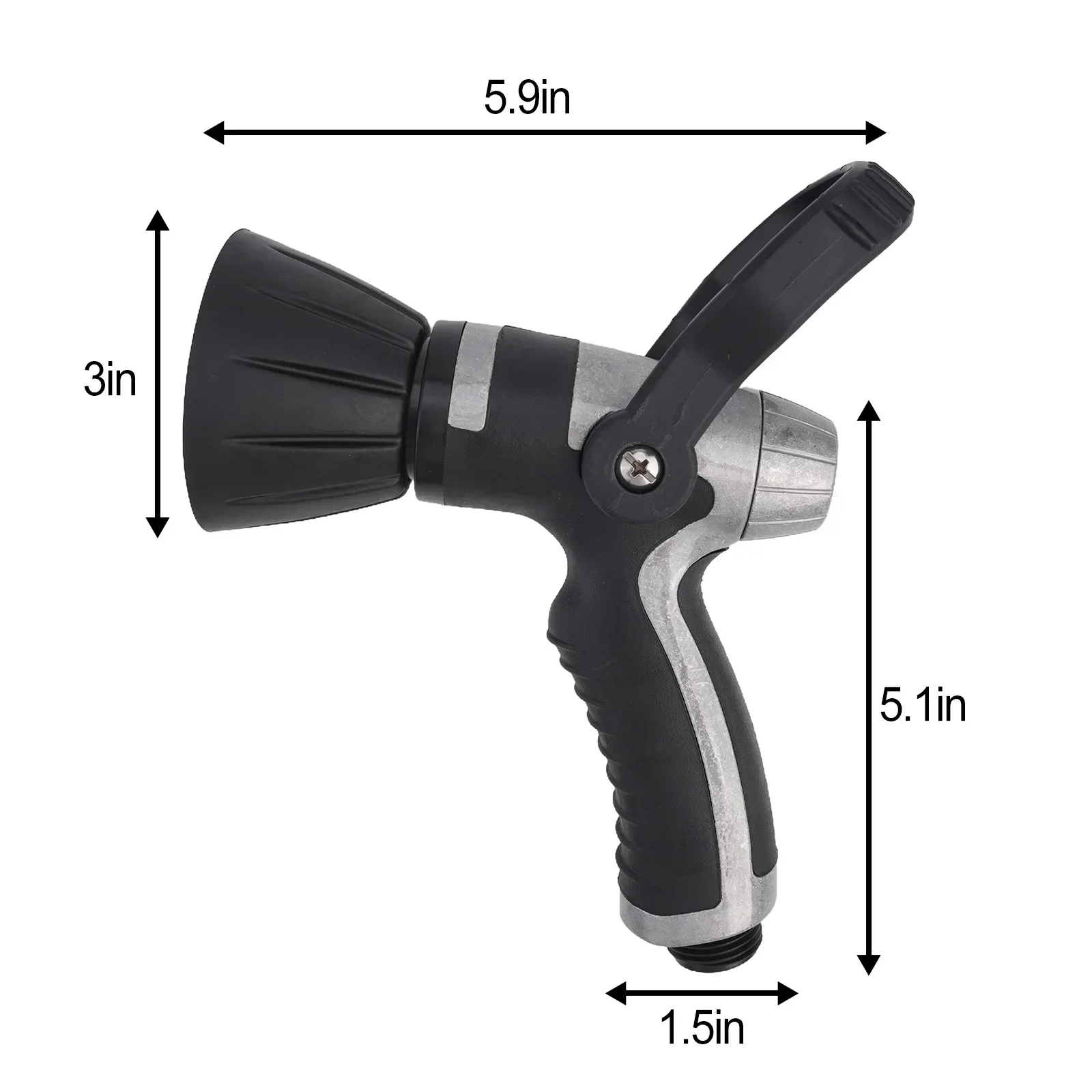 

Street Watering Street Watering Car Cleaning Adjustable Water Flow Cleaning Ergonomic Handle Leak Proof Design