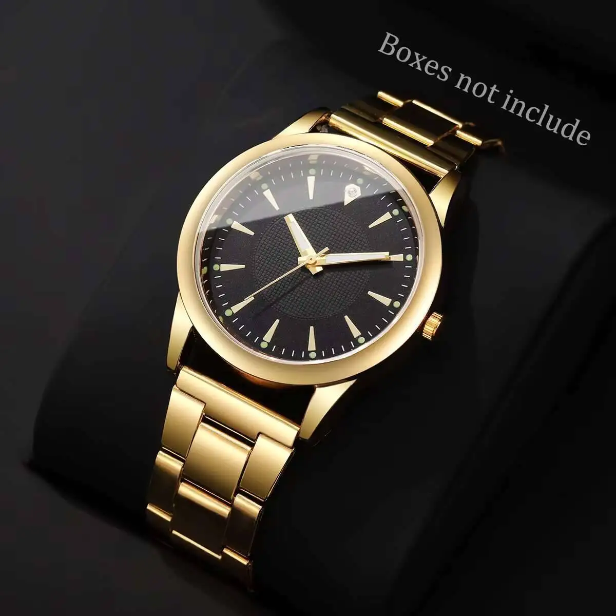 Fashion Men Business Watches Simple Dial Men's Quartz Watch Clock Reloj Hombre（Without Box）