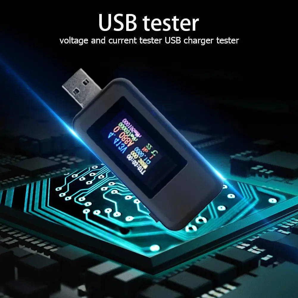 10 in 1 USB Tester DC Digital Voltmeter Amperimetro Current Voltage Meter Amp Volt Ammeter Detector Power Bank Charger Indicator