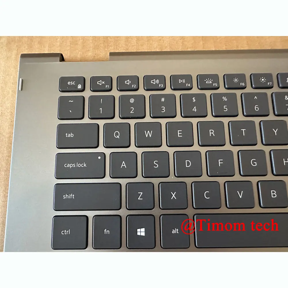 Original New for DELL Inspiron 14 5000 5400 5406 2-In-1 US Keyboard Backlight Palmrest Upper Cover Case Gray 0X46H3 0RW1F8 0P935 - Image 2