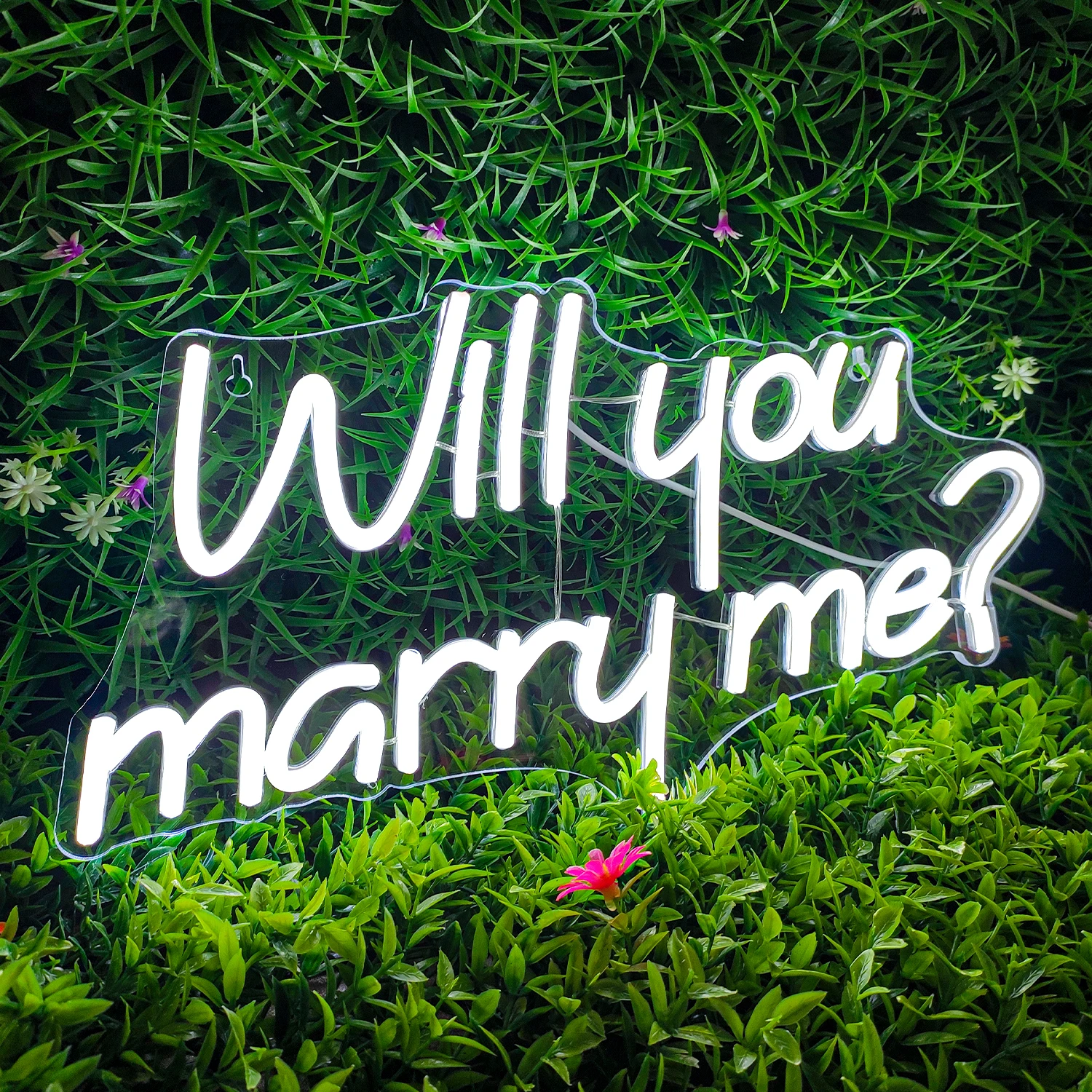 Will you marry me Neon Sign Custom Wedding Marry Led Light Confession Bedroom Proposal Art Wall Decoration Aesthetic Lamp USB