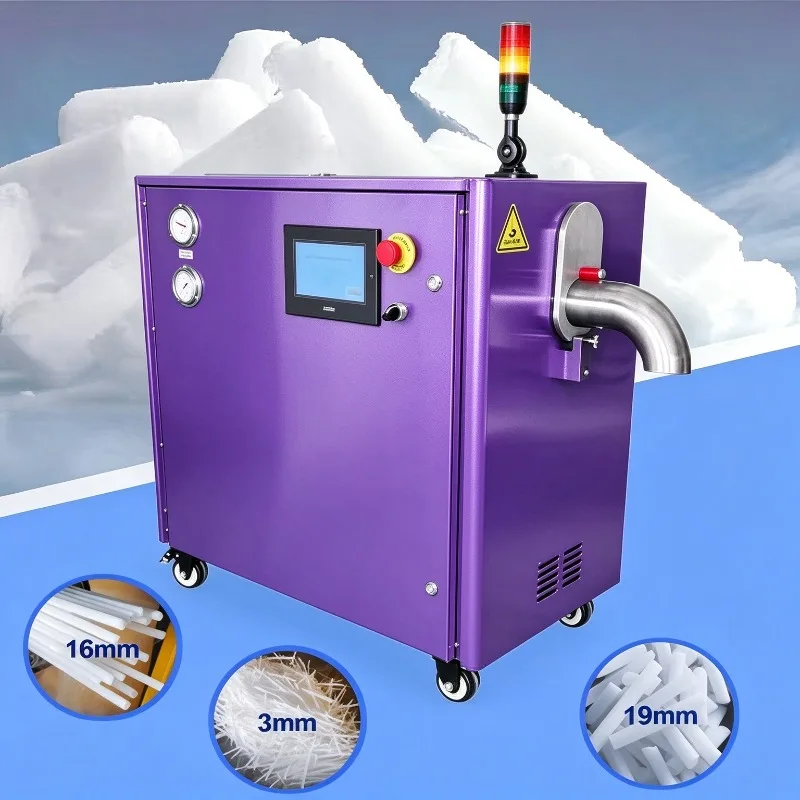 High Efficiency Dry Ice Granulator 3mm Pelletizer Machine Automatic CO2 Dry Ice Maker Machine for Dry Ice Blasting Equipment