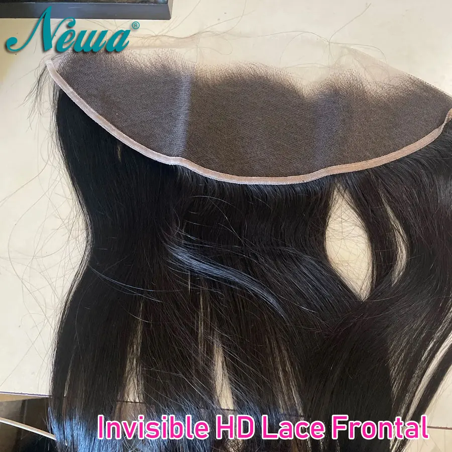 

Новая прямая парика-фронтальная накладка Newa Hair 13x4 HD Lace из натуральных черных человеческих волос с швейцарским HD-кружевом, предварительно проработанной линией роста волос, 7x5/5x5/6x6 HD Lace