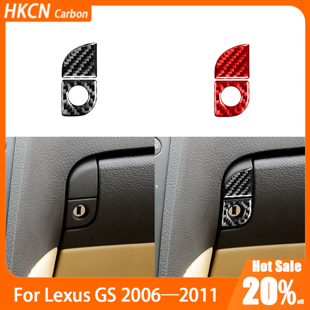 

Carbon Fiber Copilot Storage Box Switch Panel Car Accessories Interior Cover Trim Sticker Modification For Lexus GS 2006—2011
