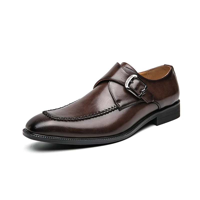

Men's motorcycle trend casual leather shoes fashionable and comfortable men's shoes