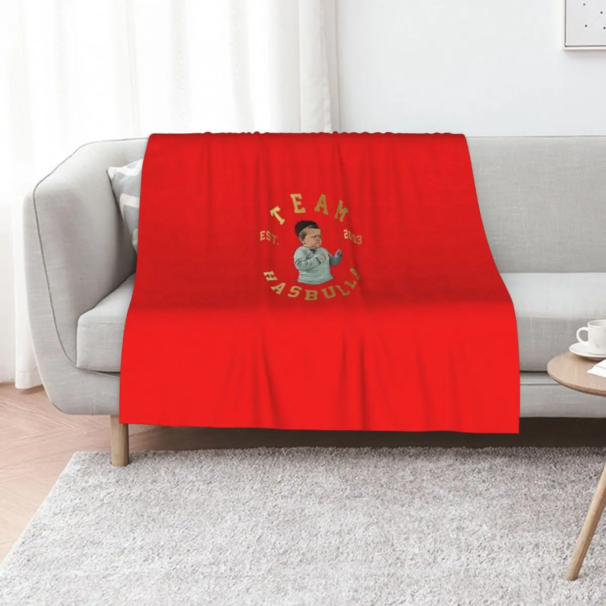 Copy of Hasbulla - Team MMA Hasbulla Fight Meme - Hasbulla Hasbullah Classic T-Shirt Throw Blanket Decorative Sofa Blankets