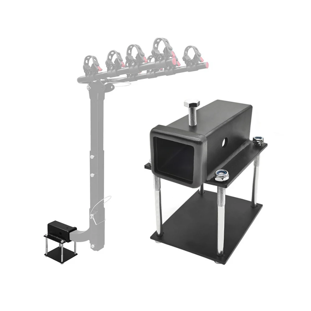 

Bolt-on RV Bumper Hitch Receiver Adapter Fits 4-4.5" Beam 2" Receiver 2" RV Square Bumper4x4" 90kg 200Lbs RV Accessory