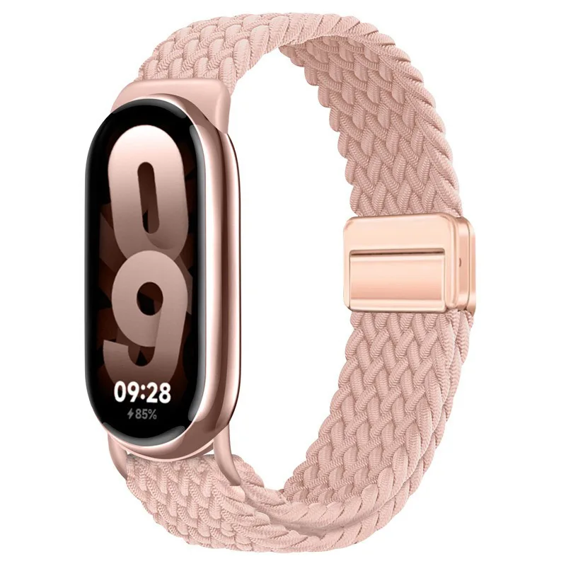 Nylon-Schlaufenarmband für Xiaomi Mi Band 10 9 8 Magnetisches Komfortables Atmungsaktives Armband für Xiaomi Mi Band 10 9 Armband-Zubehör – Detail 25