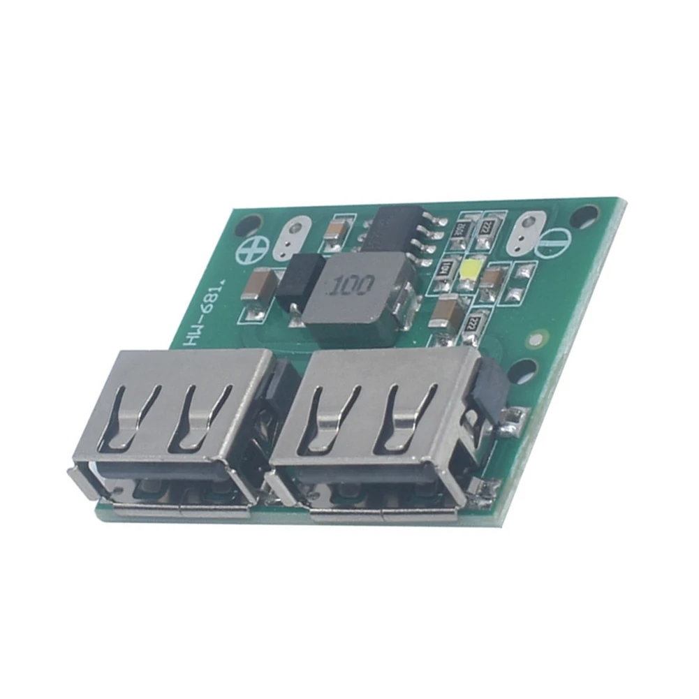 5V 3A Output Dual USB Step-Down Efficiency 92 Dual USB Outputs Max Output 3A Switching 150 KHz For Power Banks