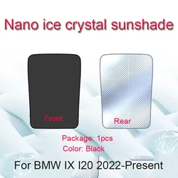 For BMW IX I20 2022-Present Car Ice Crystal Sunroof Sunshade Skylight Roof Heat Insulation Shading Interior Auto Accessory