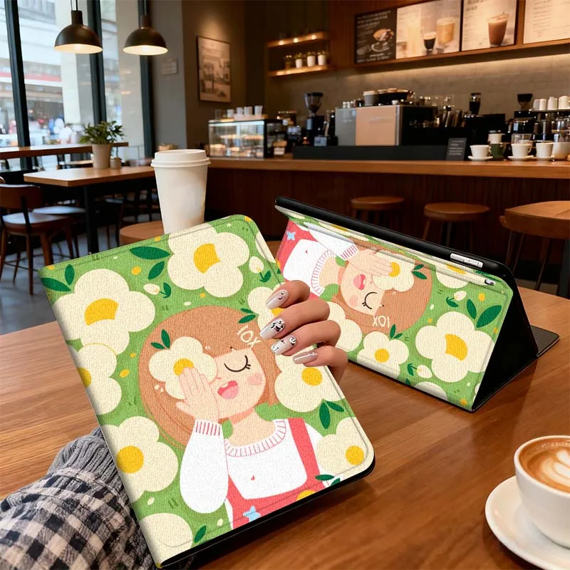 

Beautiful Character Pattern For Xiaomi Mi Redmi Poco Pad 2 4 5 7S 6S 6 7 8 Max Plus Ultra SE Pro K 2025 Tablet Case