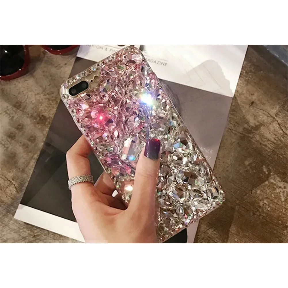 Diamond Glitter Bling Phone Cover, Rhinestone Case for Samsung A10, A20, A12, A22, A32, A42, A50, A70, A80, A51, A52, A71, A81