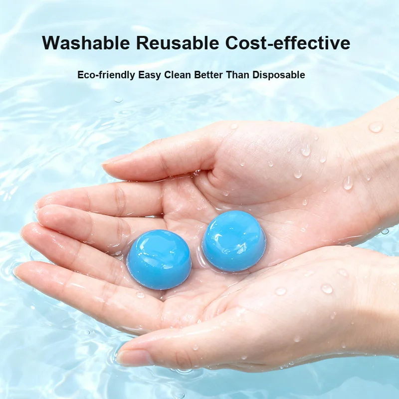 Moldable Washable Silicone Mud Earplugs Waterproof for Noise Prevention Sleeping Swimming and Snoring Blocking
