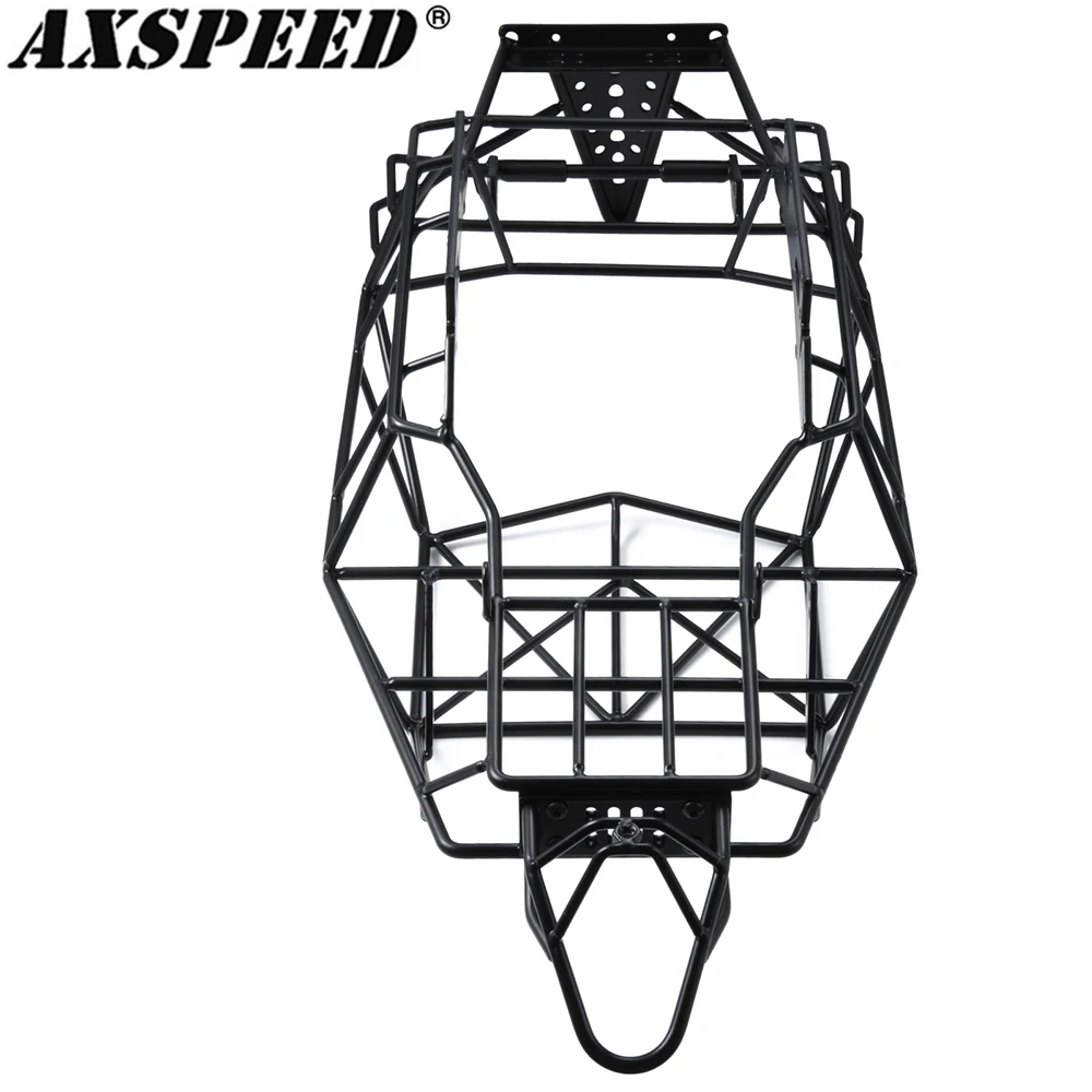 

AXSPEED Steel Chassis Frame Body Full Tube Roll Cage for 1/10 Axial Wraith 90053 RR10 RC Crawler Car Parts