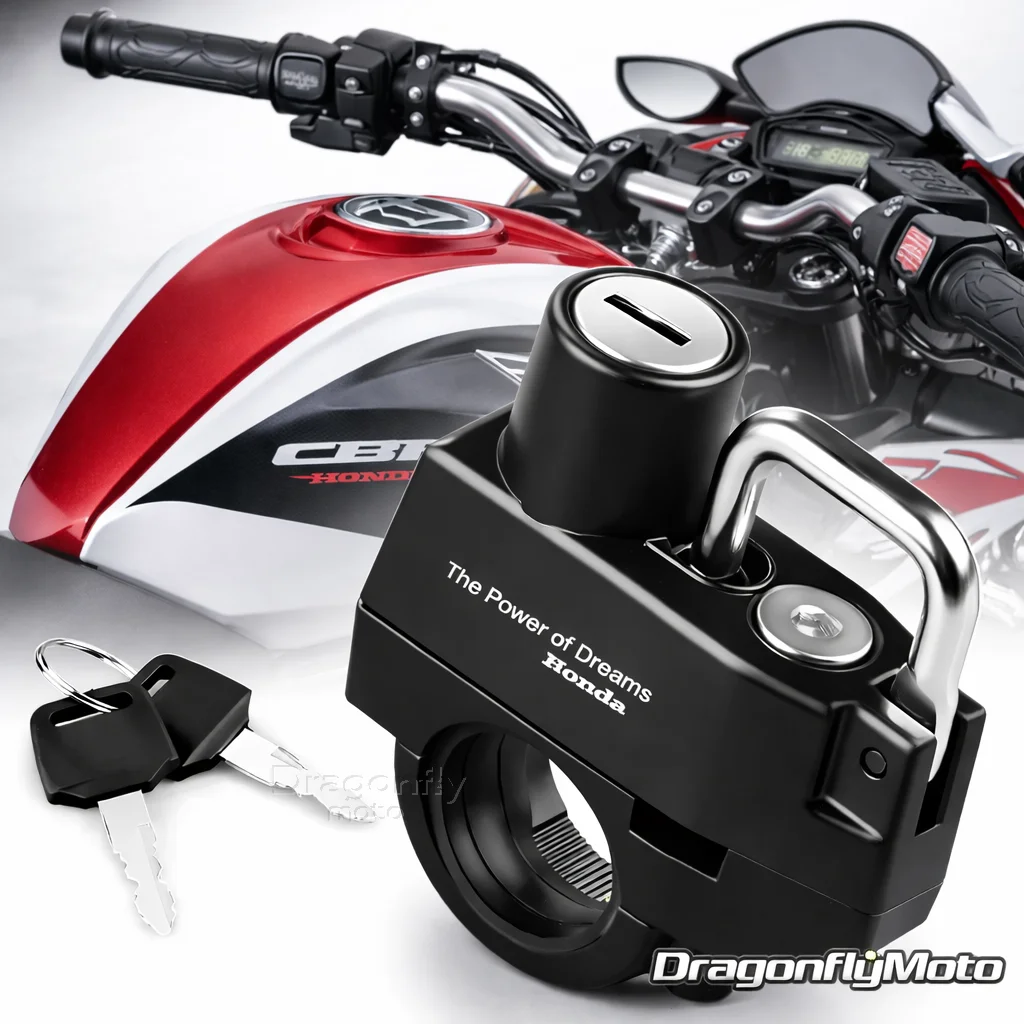 

Замок для мотоциклетного шлема Honda CBR 125R 954 600 F4i 650F 650R 1100XX 1000F CBR 600RR 1000RR, противоугонный замок-фиксатор для шлема