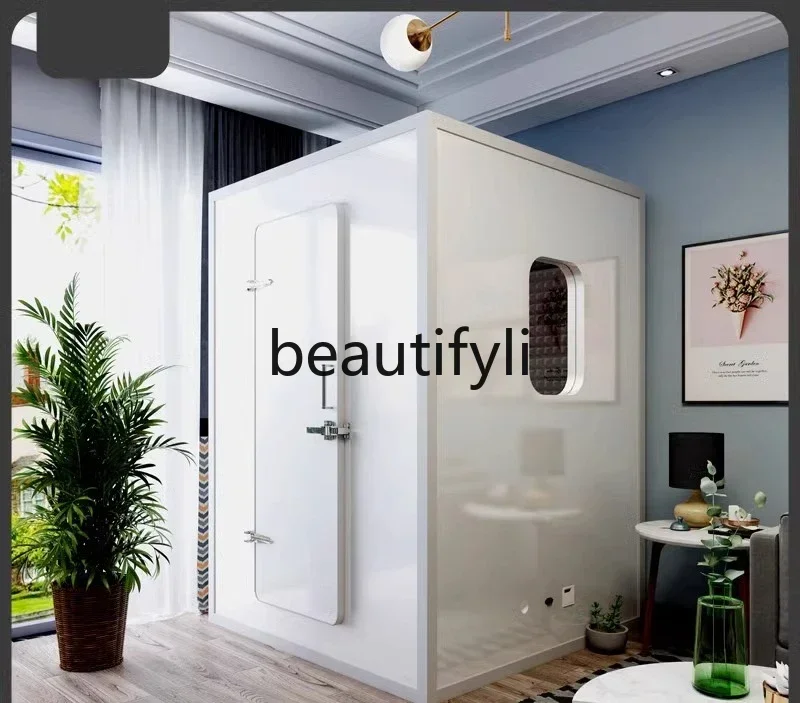 Z189 Home recording studio mobile soundproof room family ktv sleeping compartment piano set drum soundproof room  Y
