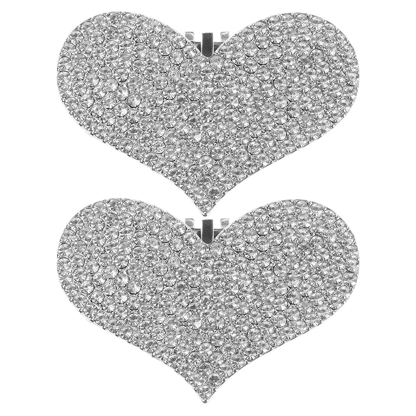 

Shoe Flower Decorations Decorative Clips White Zinc Alloy Heart High Heels Woman