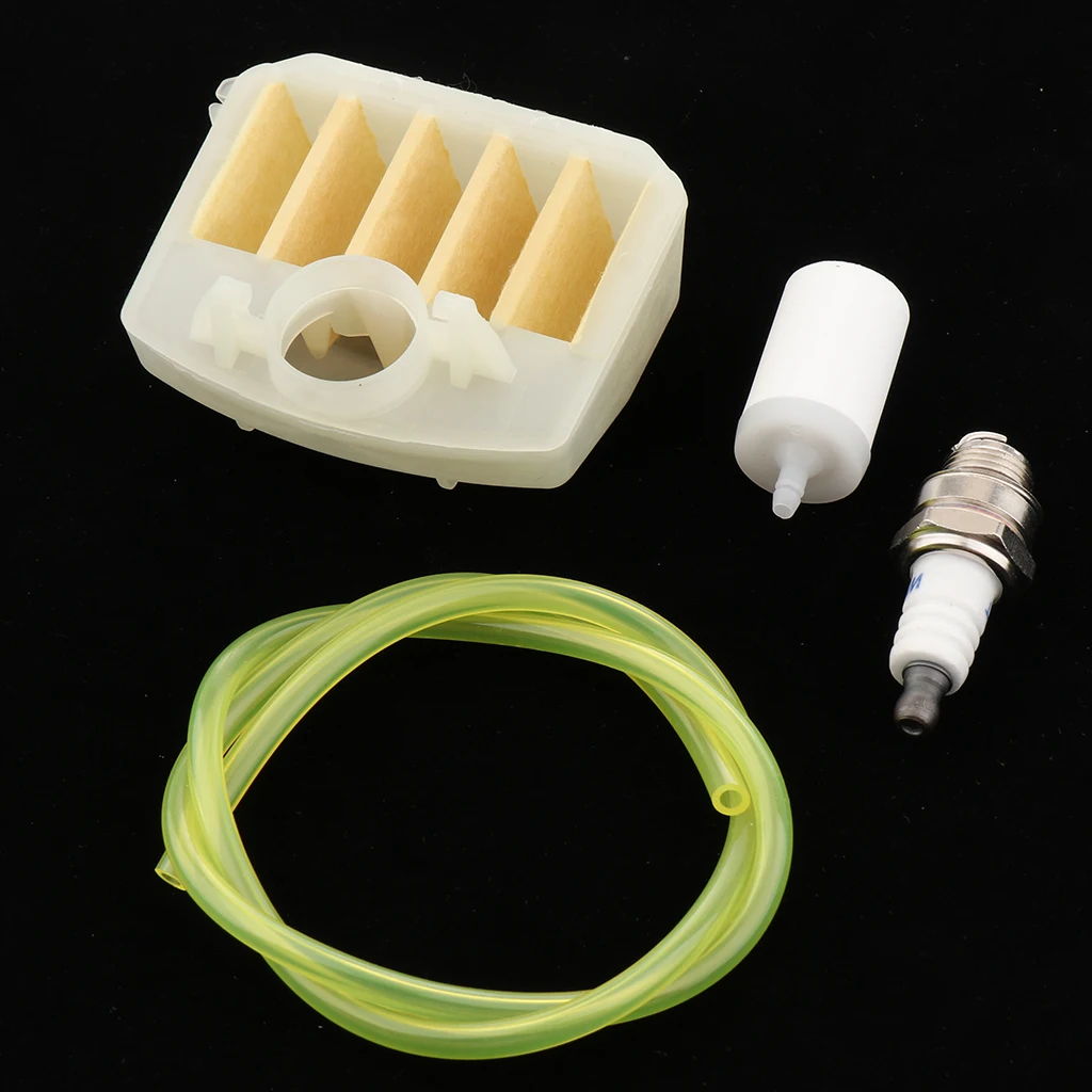 String Trimmer Replacement Parts Spark Plug Fuel Hose Lawn Mower Tune Up Kit for Chainsaw 346xp 351 353