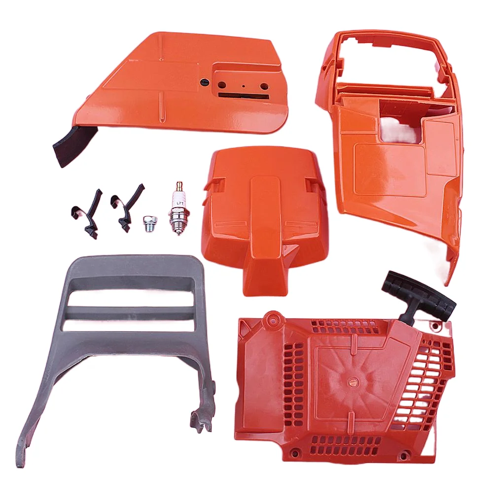 

Cylinder Shroud Chain Brake Cover Starter Handle Kit For Husqvarna 372 365 362 371 Chainsaw w Air Filter Holder Recoil Starer