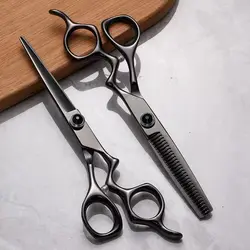 6 inch Professional Stainless Steel Hair Scissors for Barber Hairdressing Scissors Hair Cutting Shears Thinning Haircut Scissors