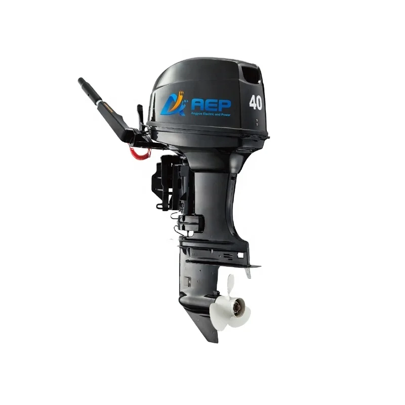 Remote/Power Trim Is Available 2 Stroke 40hp Outboard Motor Long or Short Shaft Boat Engine Marine Outboards Engine
