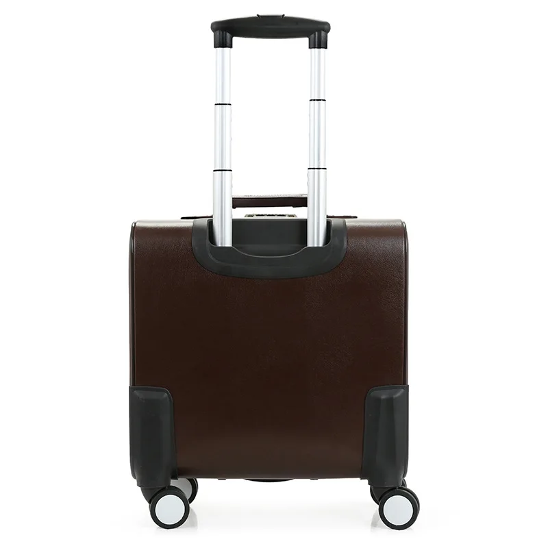 Carry on Luggage with Wheels Small Pull Rod Box Universal Wheel Boarding Box Business Travel Suitcase 16 \