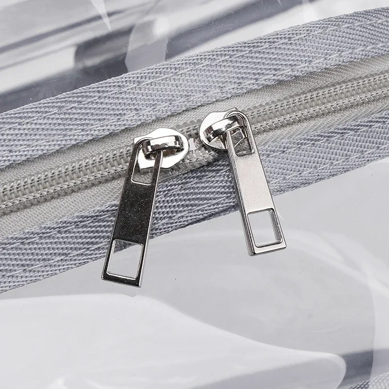 Solid Color PVC 2025 New Travel Duffels Zipper Simple Large Capacity Casual Shoulder Bag Soft Trendy Western Style Handbag