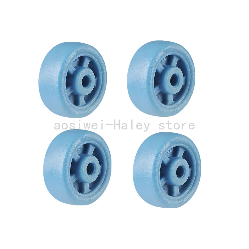 

4 Pcs/Lot 1/1.25/1.5/2 Inch Blue PA6 Nylon Pulley Wear-resistant High-temperature Wheel Baking Box Dishwasher Electrical Roller