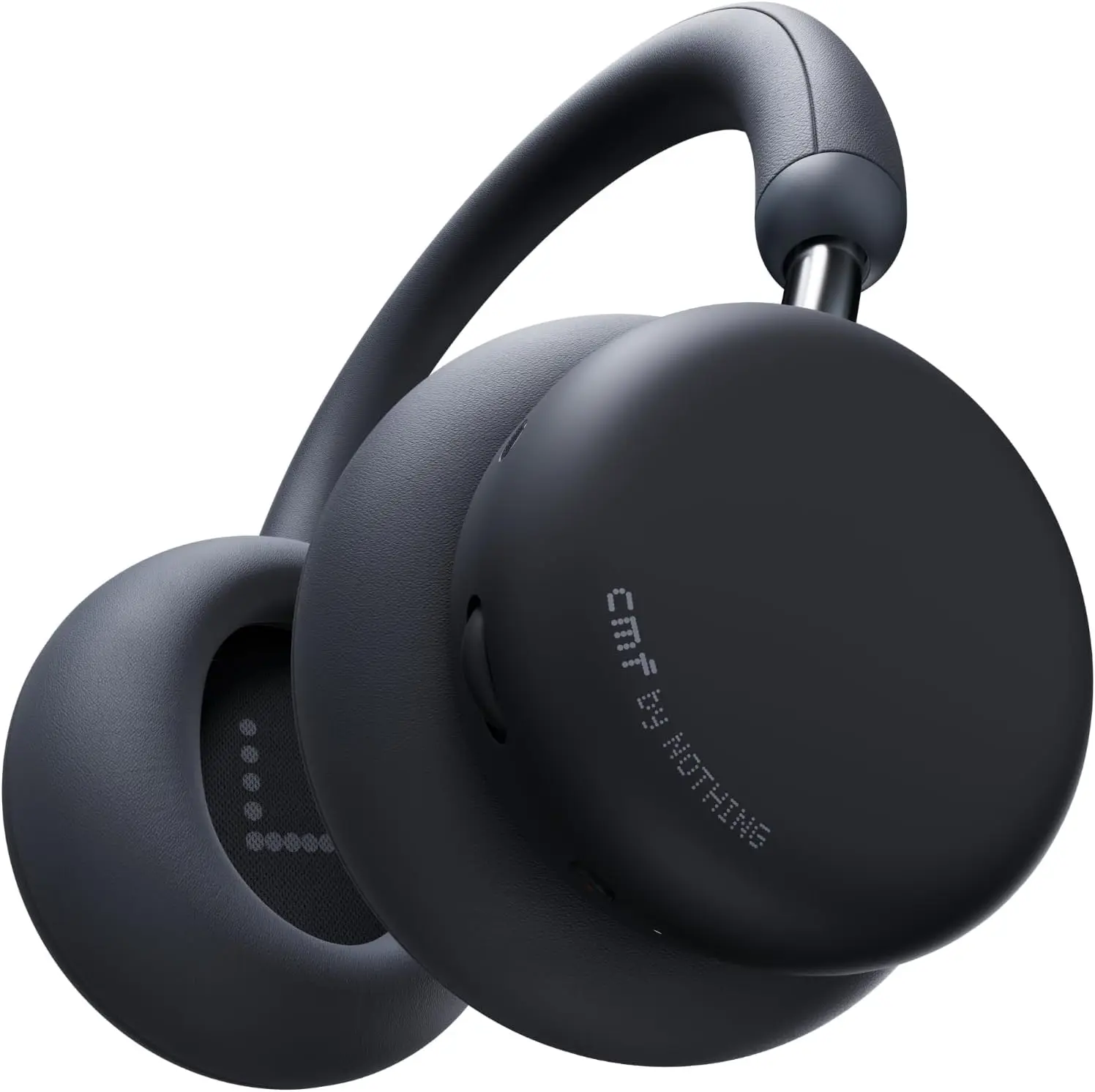 Active Noise Canceling Wireless Headphones with 50H Playtime, Bass Slider, Custom EQ, LDAC Audio in Dark Grey