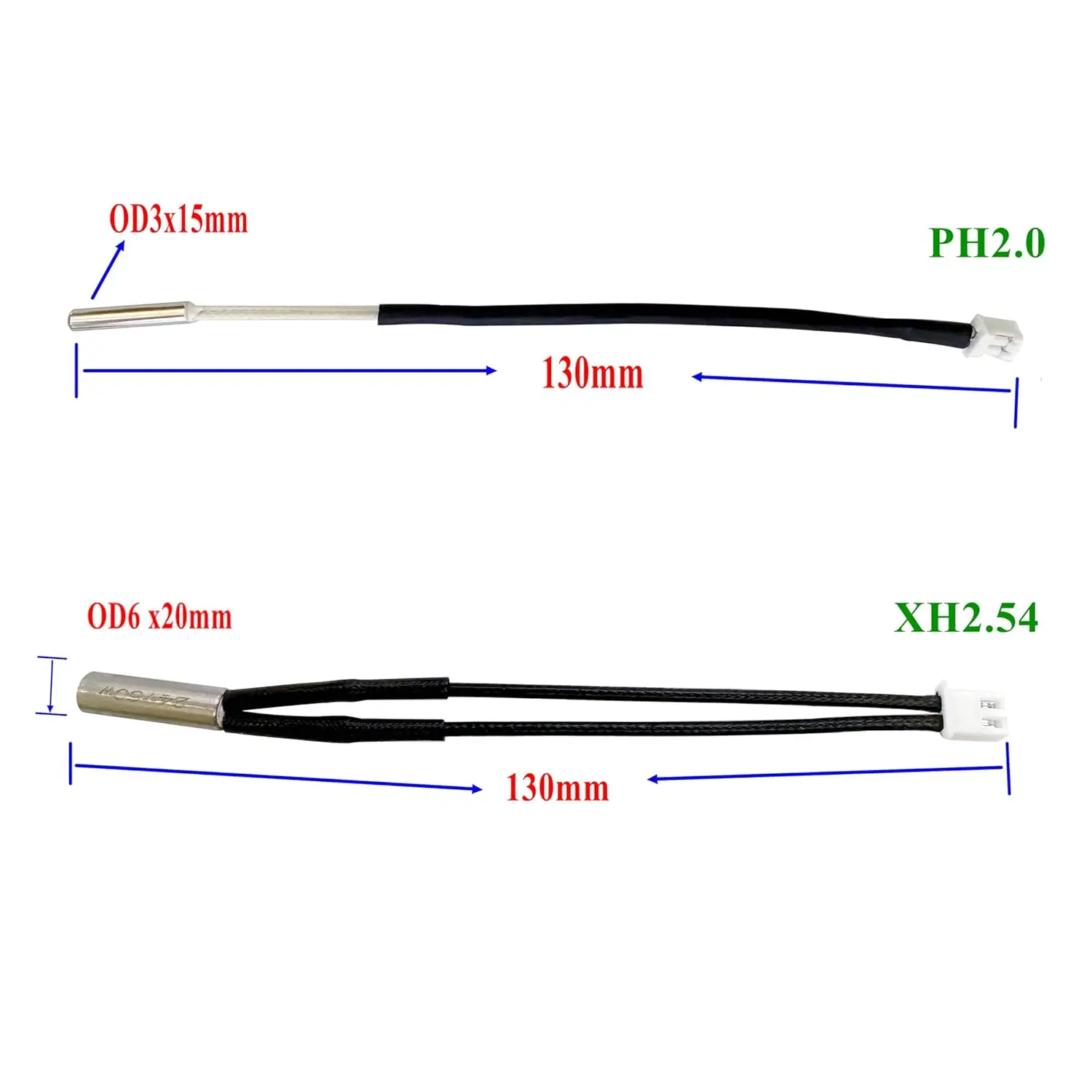 Offizielles Creality K1/K1C/K2Plus Hotend Keramik-Heizrohr, Ender3 V3 SE/Ender5 S1/CR6 SE Thermistor-Heizrohr – Detail 3