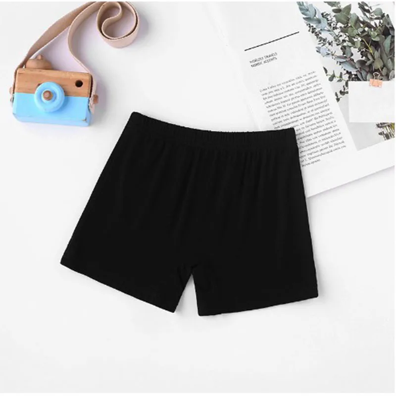 4pcs Girls Short Safety Pants Candy Color Modal Dance Leggings Kids Underwear Children Summer Cute Shorts Underpants 3-12 Years view 6