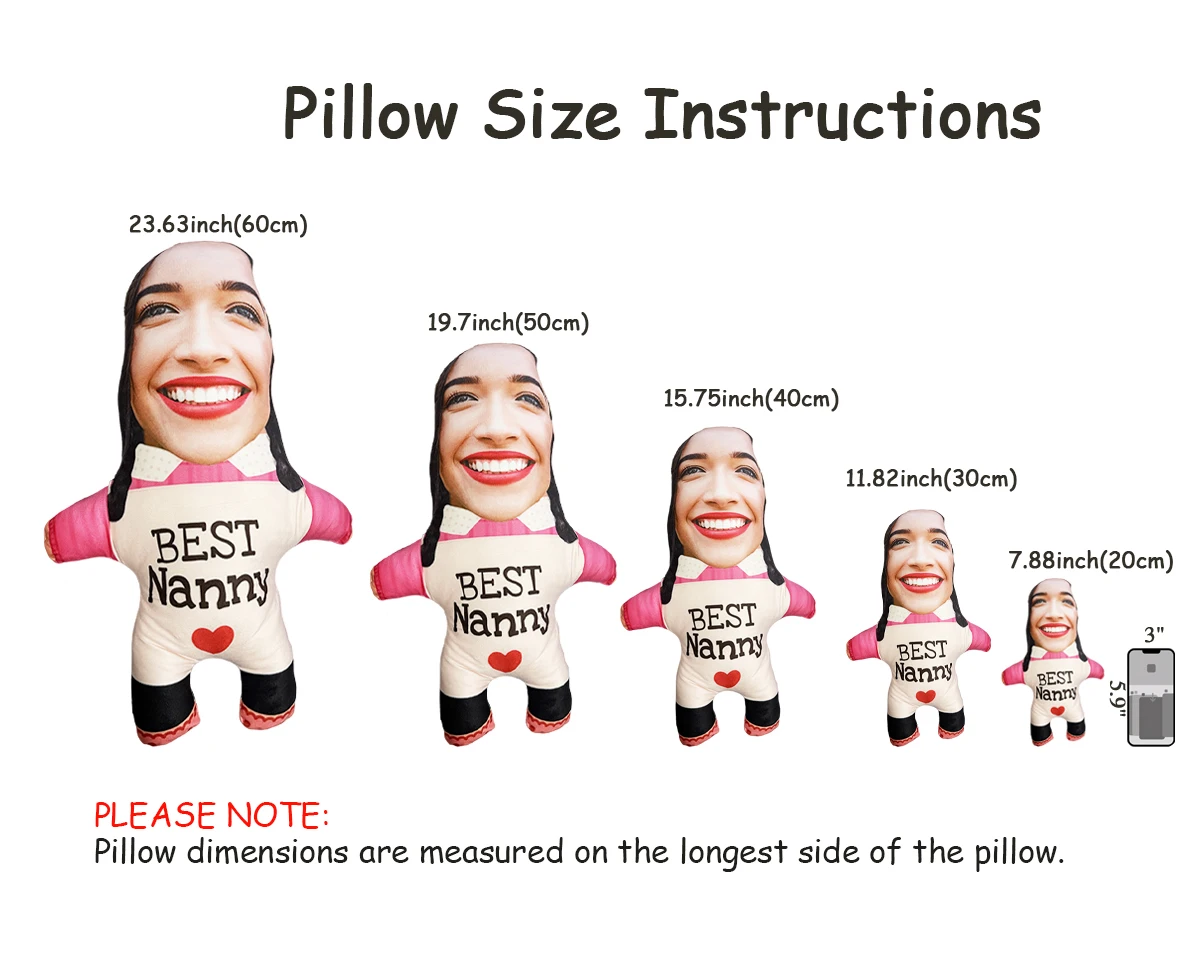 IHX Ugly Cat Dog Zany Pillow,Custom Pet 3D Pillow,Personalized Pet Pillow From Photo,Pet Loss Memorial Gift,Stuffed Toys Dolls
