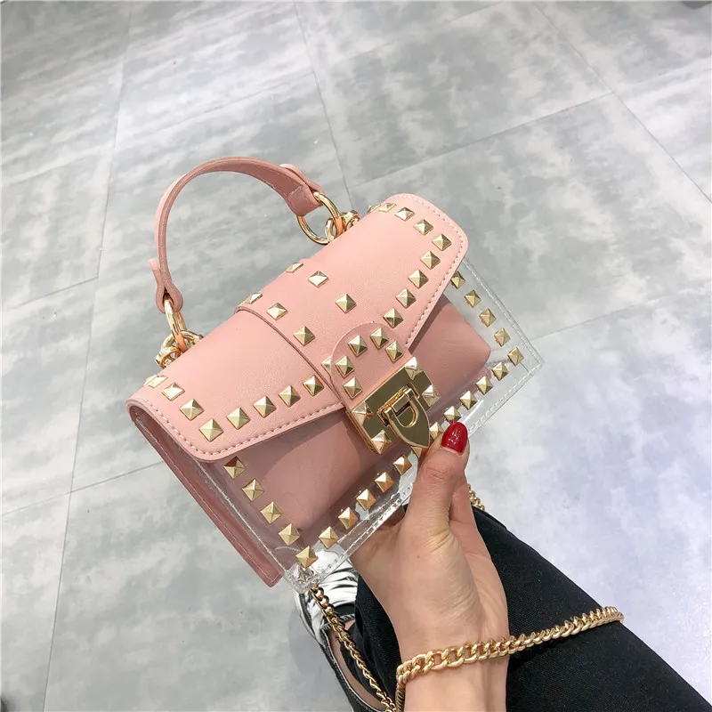 Vintage Chains Women\'s Crossbody Handbags White Small Square Bag Luxury Designer Sling Bag Candy Color Ita Summer Mini Purse New