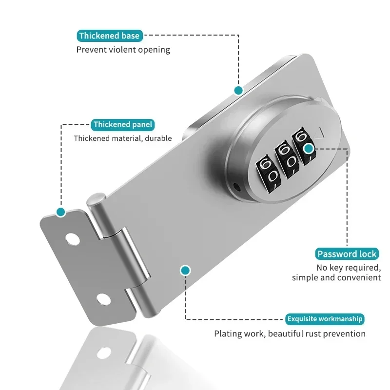 vvocci Multi-Function Child Safety Lock Set – Cabinet Door, Refrigerator, Drawer & File Cabinet Lock with Double Opening Design