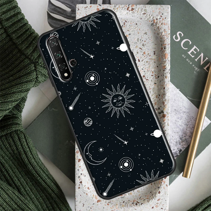 الشمس والقمر ستار لهواوي نوفا 7i 8i 11i 12i 12s 9 10 SE Y91 Y90 Y60 Y70 Y72 Y61 P30 P40 Lite P60 Pro #4