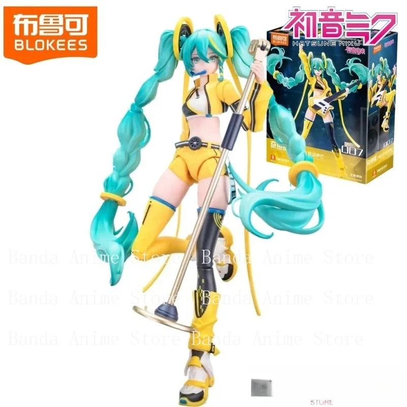 

В наличии: Коллекционная анимационная фигурка BLOKEES Hatsune Miku Movable Miracle Edition, модель для декора, игрушка, подарок