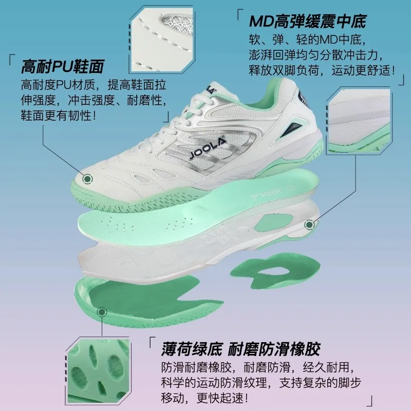 Professional badminton shoes Men's blue and red tennis shoes Men's durable competition shoes Women's high-quality table tennis s