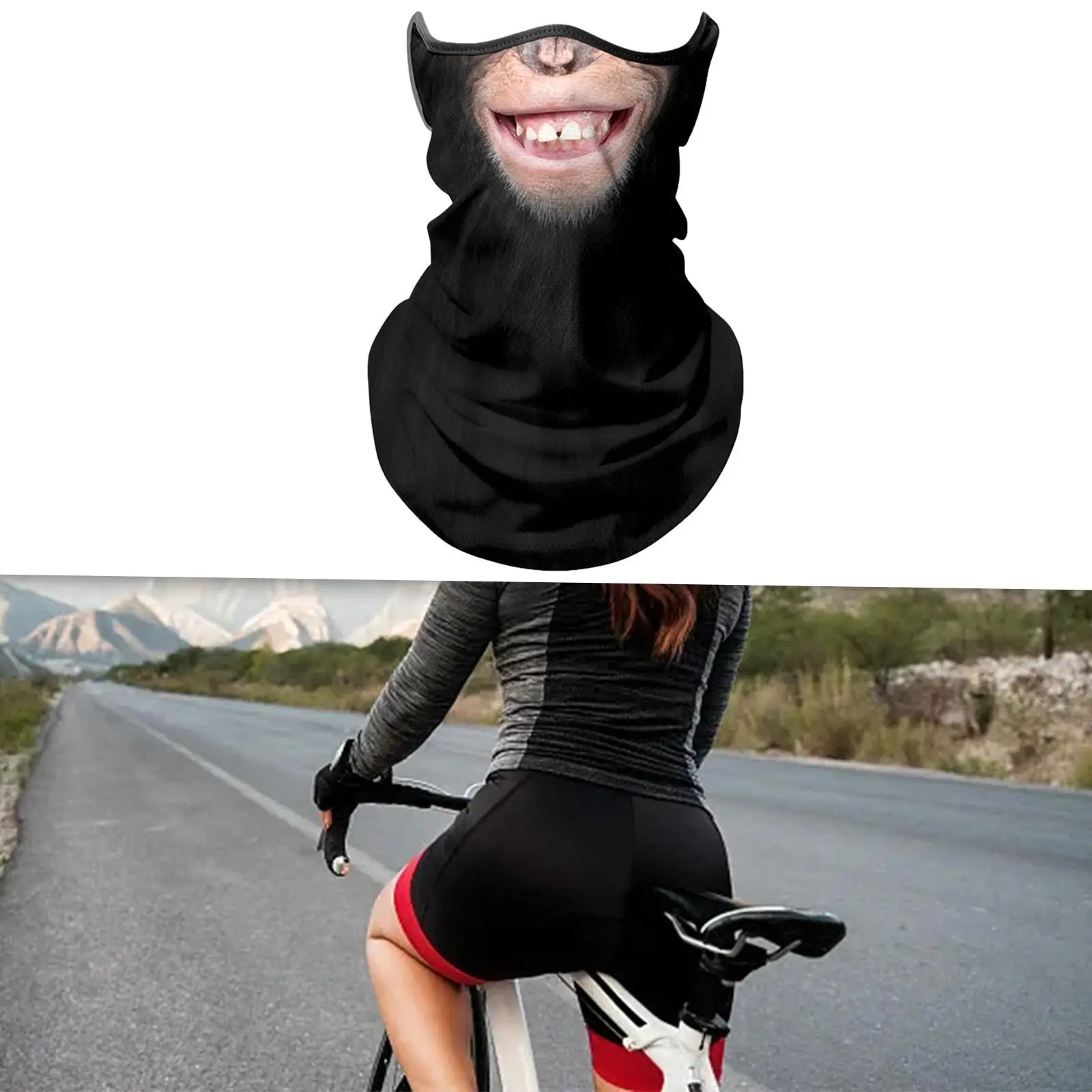 UPF Sun Protection Neck Gaiter Face Mask Cooling Breathable Thin Balaclava Scarf for Outdoor Sports Running Riding Hiking