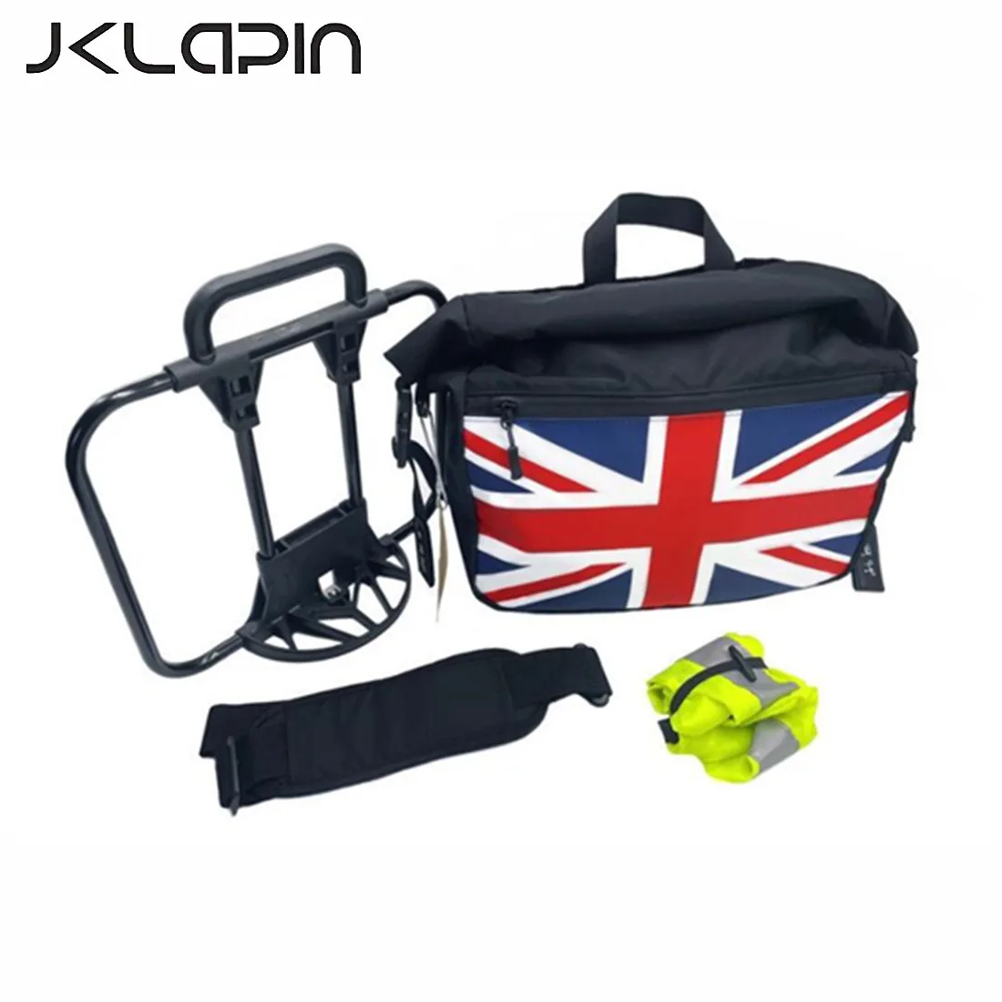 

JKLapin Bicycle Front Bag Folding Bicycle 412 M Word Flag Briefcase Bike Front Diagonal Bag Handbag For Birdy