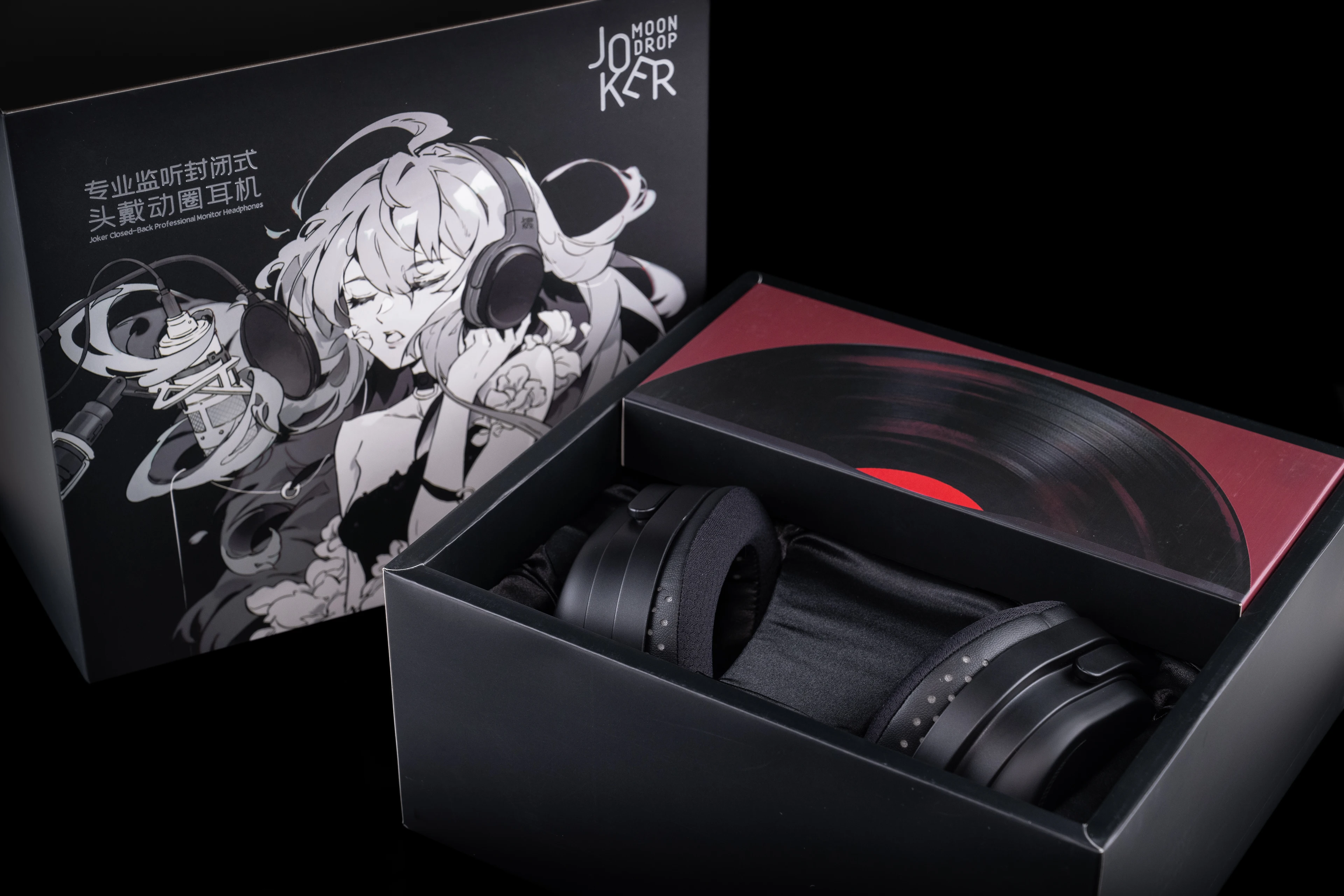 MOONDROP JOKER Fone de ouvido com driver dinâmico de 50 mm Fone de ouvido de tamanho completo com plugue estéreo de 3,5 mm